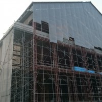 興福寺　中金堂再建中